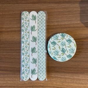 Floral Nail File and Buffer Set